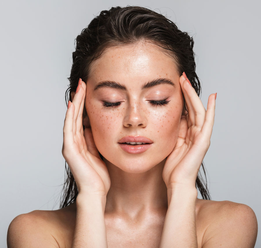 A woman enjoying the benefits of Microchanneling Chicago for radiant skin.